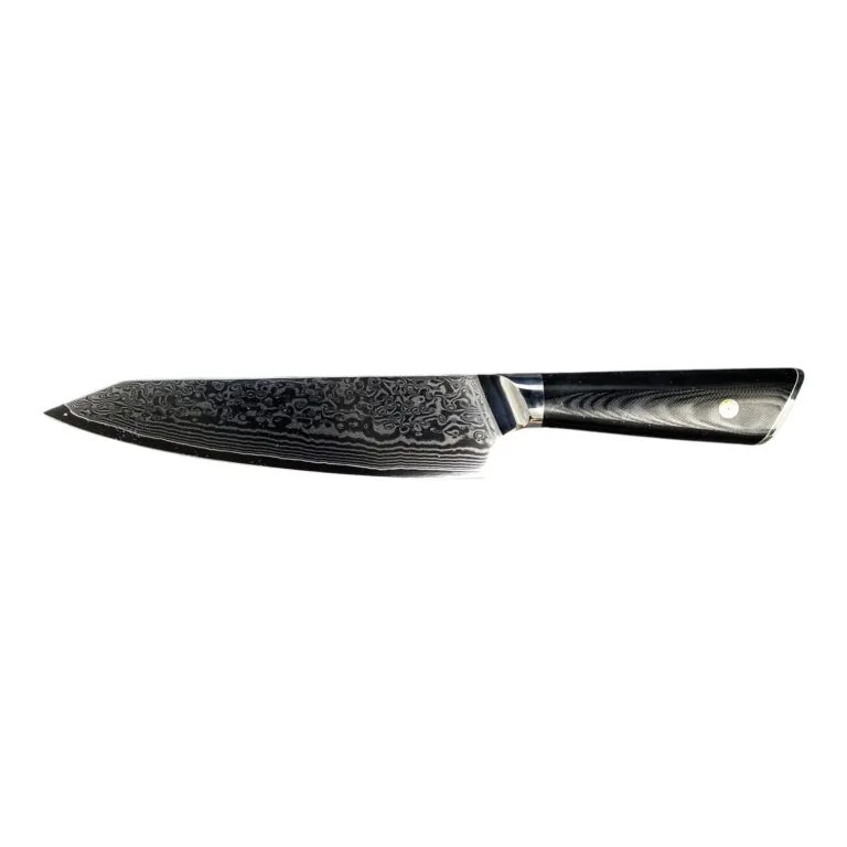 Traditional Damascus stainless steel knife.